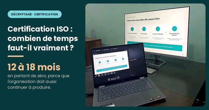 Présentation des étapes d'un accompagnement à la certification, dans les locaux de MARQUE T. Consortium