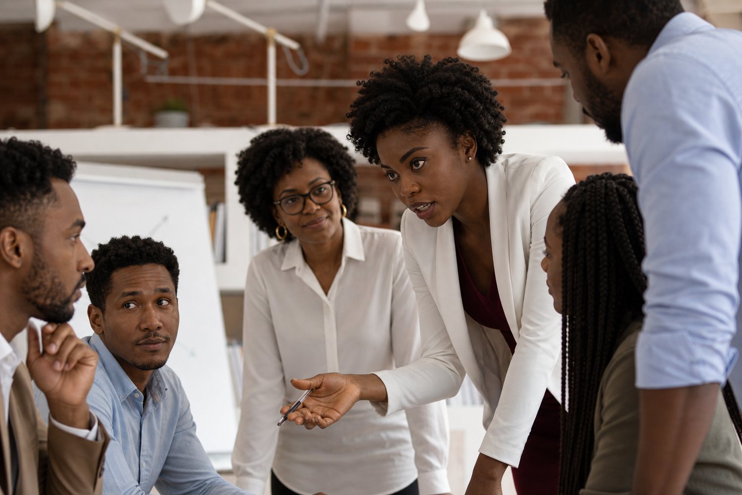 Échange d'équipe autour de la performance de l'organisation