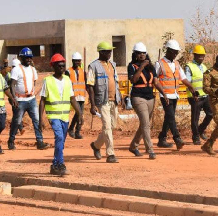 Visite de chantier QHSE à Donsin